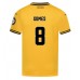 Wolves Joao Gomes #8 Hjemmedrakt 2024-25 Kortermet